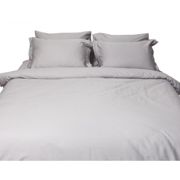 Фото - Комплект постельного белья Moon&Star 160х220х2 нав. 2х50х70 Smoke Satin Premium (MS-820000451)