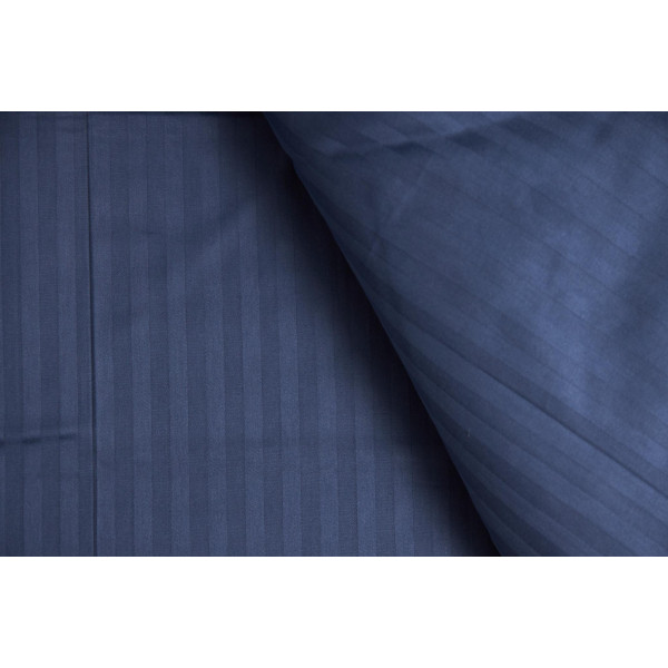 Фото - Комплект постельного белья Moon&Star King Size 220x240 Delfi Blue Satin Stripe (MS-820000490)