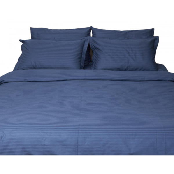 Фото - Комплект постельного белья Moon&Star 160х220х2 нав. 2х50х70 Delfi Blue Satin Stripe (MS-820000521) Фото - Комплект постельного белья Moon&Star 160х220х2 нав. 2х50х70 Delfi Blue Satin Stripe (MS-820000521)