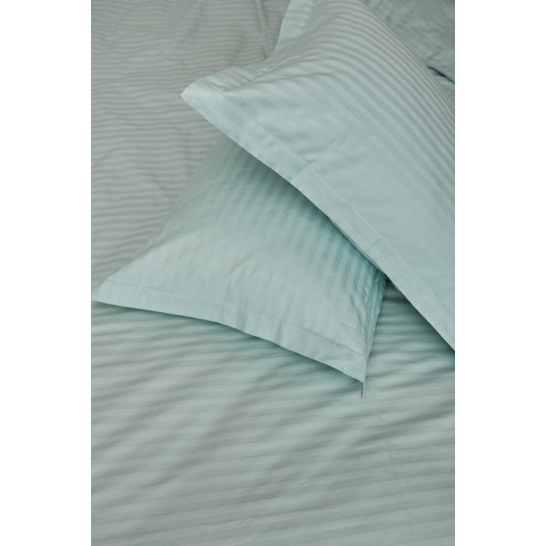 Фото - Комплект постельного белья Moon&Star 160х220х2 нав. 2х50х70 Stripe Mint Satin Stripe (MS-820000621)