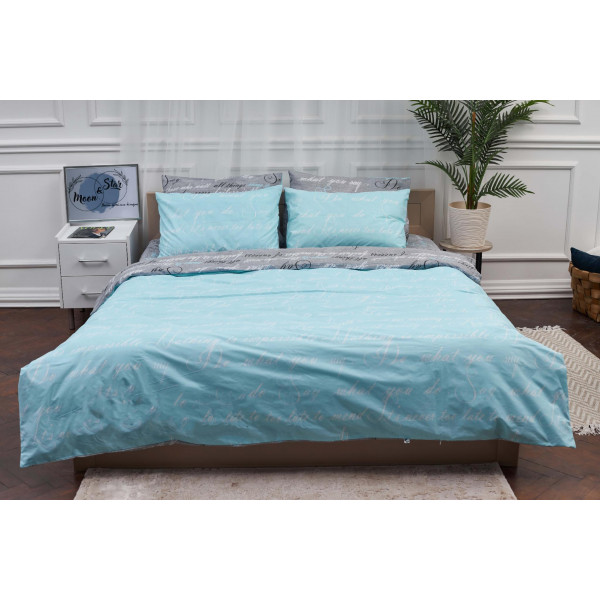 Фото - Комплект постельного белья Moon&Star King Size 220x240 Autograph Mind Бязь Gold Люкс (MS-820000695)