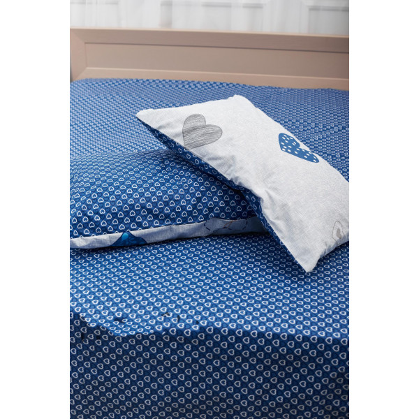 Фото - Комплект постельного белья Moon&Star King Size 220x240 Bessi Love Бязь Gold Люкс (MS-820000765)