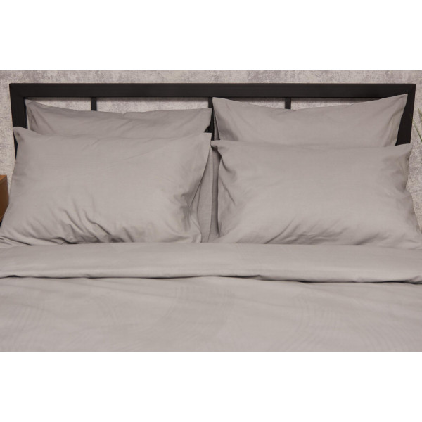 Фото - Комплект постельного белья Moon&Star 160х220х2 нав. 4х70х70 Gray Бязь Gold Люкс (MS-820001147)