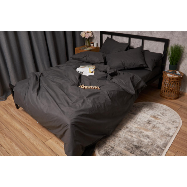 Фото - Комплект постельного белья Moon&Star 143х210х2 нав. 2х50х70 Sweat Gray Бязь Gold Люкс (MS-820001346)