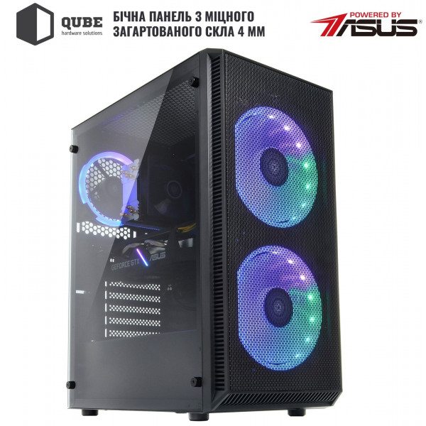 Фото - Системный блок QUBE QB i7 9700F RTX 2070 SUPER 8GB 1610 (i79700FRTX2070SUPER8GB1610)