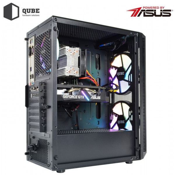 Фото - Системный блок QUBE QB i7 9700F RTX 2070 SUPER 8GB 1610 (i79700FRTX2070SUPER8GB1610)
