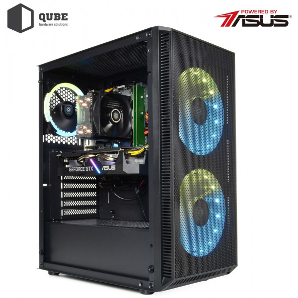 Фото - Системный блок QUBE QB i7 9700F RTX 2070 SUPER 8GB 1610 (i79700FRTX2070SUPER8GB1610)