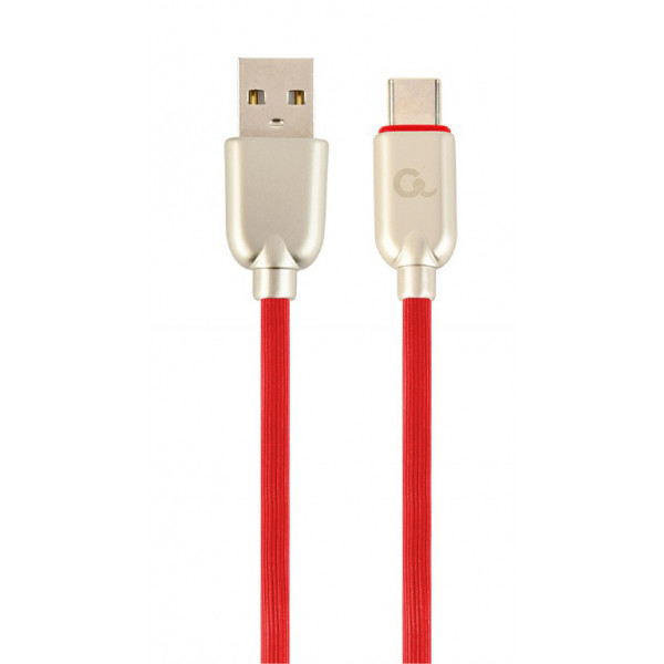 Фото - Кабель синхронизации данных Cablexpert USB 2.0 A - USB Type-C Premium 1m Red (CC-USB2R-AMCM-1M-R)