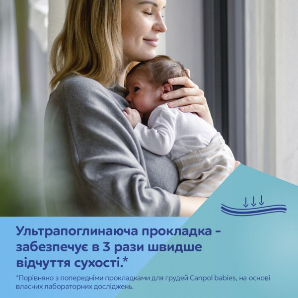 Фото - Прокладки для груди Canpol babies одноразовые 140 шт. (1/654)