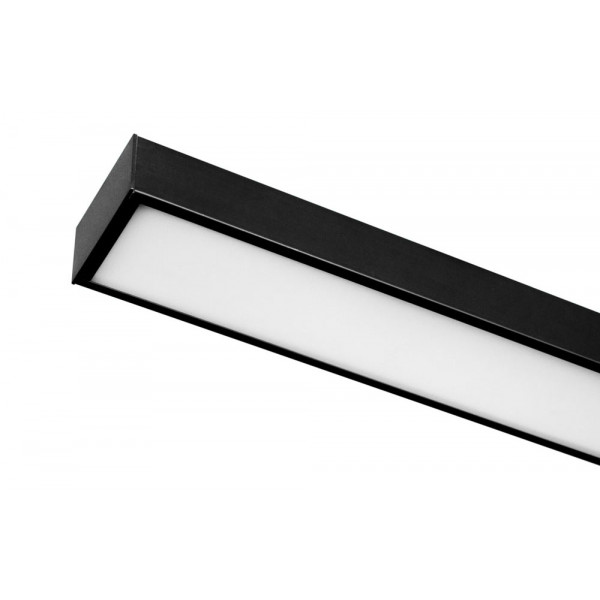 Фото - Светодиодный светильник EVROLIGHT Sign-30 подвесной линейный на тросах 30Вт 4200К черный (000056781)