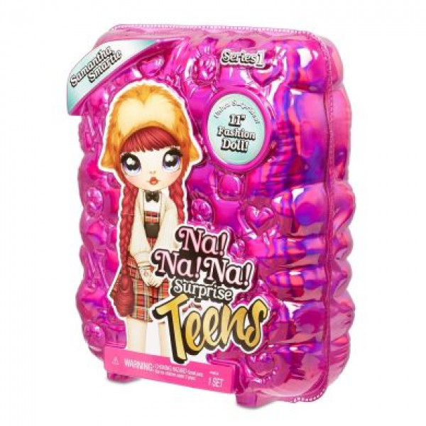 Фото - Кукольный набор Na! Na! Na! Surprise серии ''Teens'' Саманта Смарти с аксессуарами (573876)