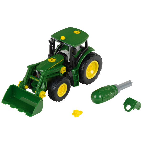 Фото - Наземная строительная техника Klein John Deere - Игрушечный трактор-погрузчик 1:24 (3903)