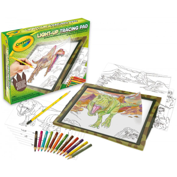 Фото - Набор для рисования Crayola с подсветкой "Динозавры" (74-7497)