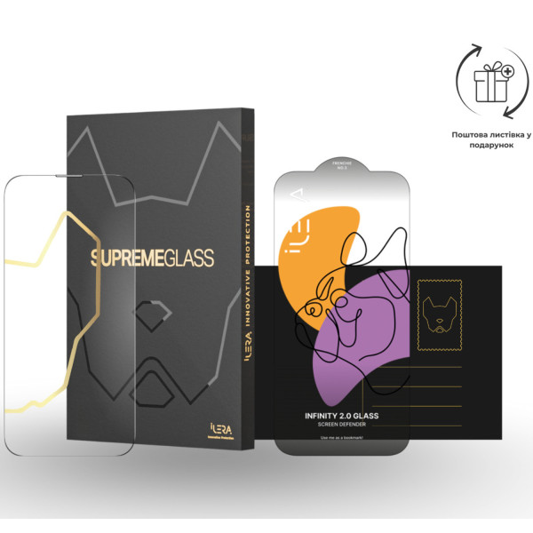 Фото - Защитное стекло для смартфона ILera Infinity 2.0 Glass for iPhone 17 Pro Max (iLin17PrMx)