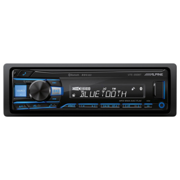 Фото - Авторесивер 1DIN Alpine UTE-200BT Digital Media Receiver