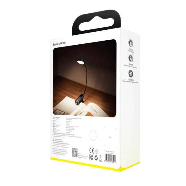 Фото - Настольная лампа Baseus 3W 4000K USB 5V (DGRAD-0G)