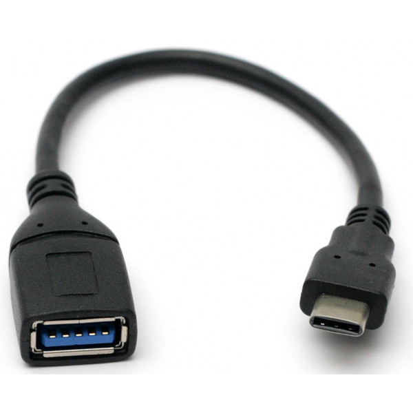 Фото - Кабель синхронизации данных PowerPlant USB 3.0 Type-C to AF 0.1m (KD00AS1257)