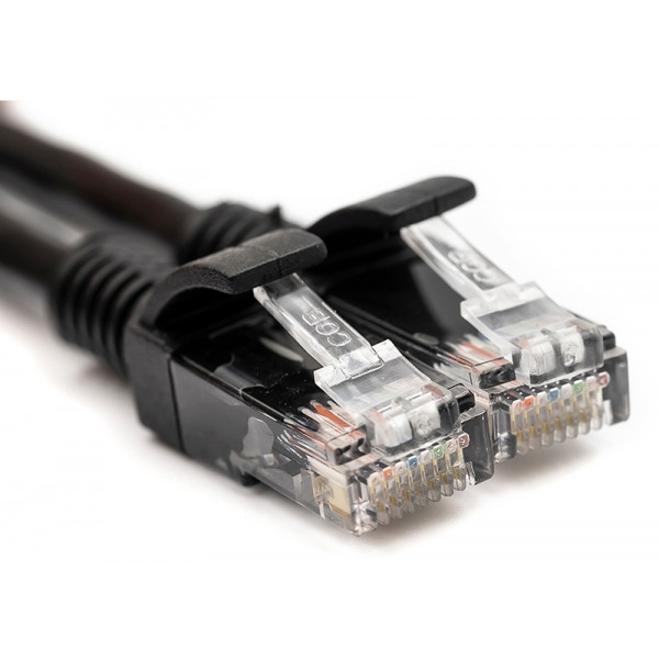 Фото - Кабель патч-корд PowerPlant Cat5E UTP 35 м Black (CA912643)