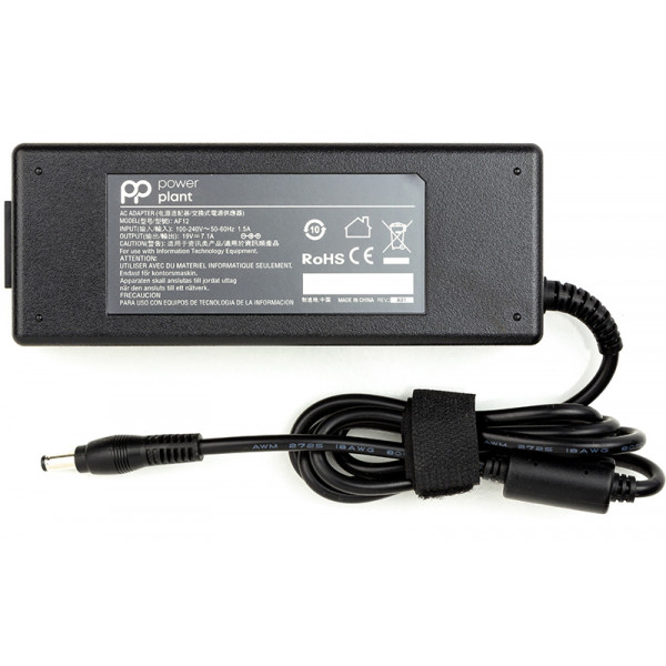 Фото - Зарядное устройство для ноутбука PowerPlant Asus 220V 19V 135W 7.1A (5.5*2.5) (AS135F5525)