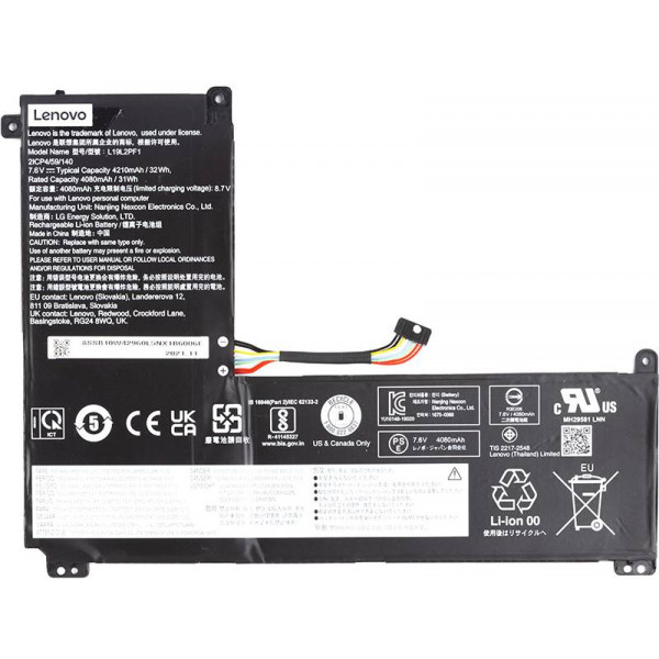 Фото - Аккумулятор для ноутбука PowerPlant LENOVO IdeaPad 1-11IGL05 (L19L2PF1) 7.6V 4210mAh (original) (NB481330)