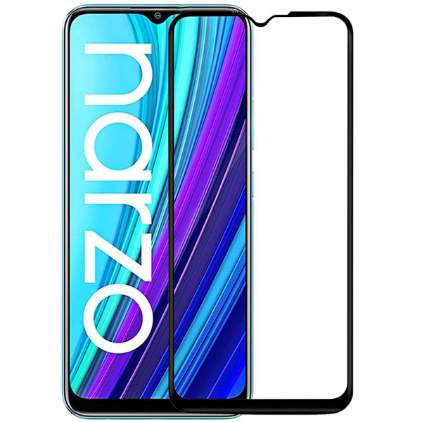 Фото - Защитное стекло для смартфона PowerPlant Full screen PowerPlant for Realme Narzo 50A (GL601803)