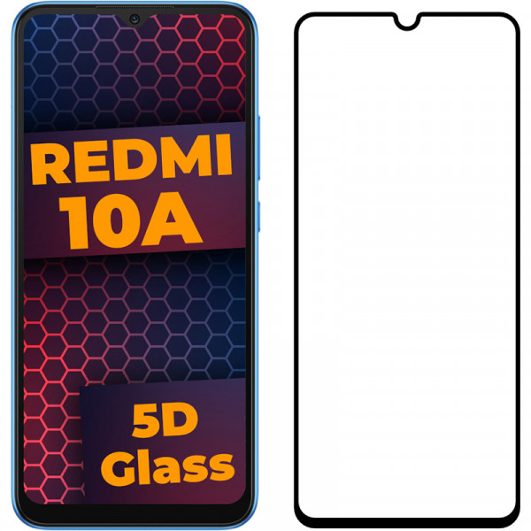 Фото - Защитное стекло для смартфона PowerPlant Full screen PowerPlant for Xiaomi Redmi 10A (GL601704)