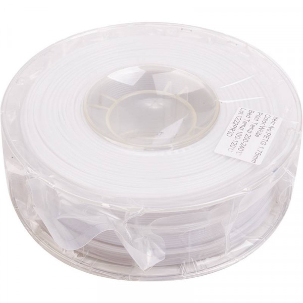 Фото - Нитка для PETG-картриджа PowerPlant Filament 1.75 мм 1 кг White (PT812929)