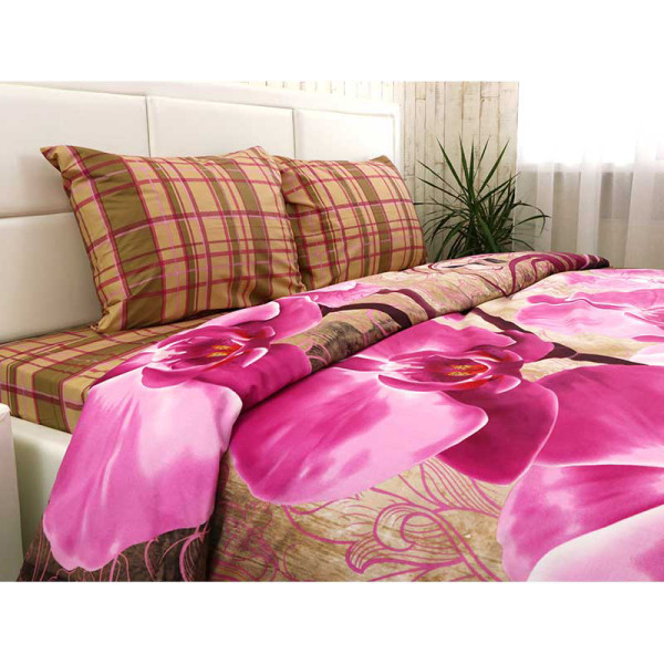 Фото - Комплект постельного белья Руно Fuchsia сатин (845.137К_20-1315Fuchsia)