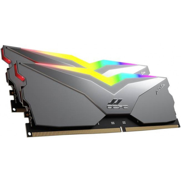 Фото - Память DDR OCPC Pista Titanium/Silver DDR5 6200MHz 32GB Kit 2x16GB (MMPT2K32GD562C40T)