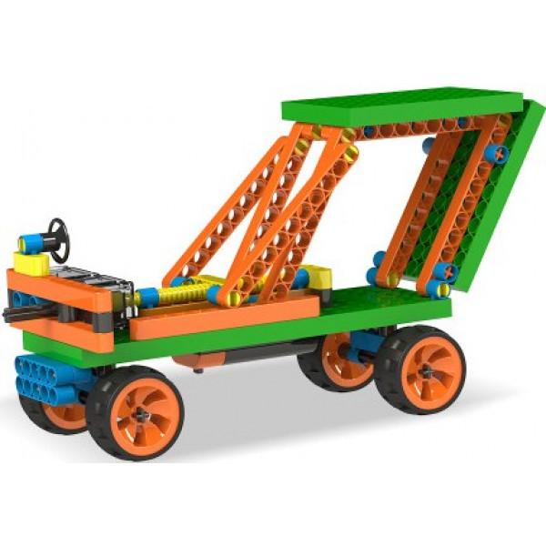 Фото - Электронный конструктор ZEPHYR "BLIX" Силач (186 элм./7 моделей) с моторчиком (6008)