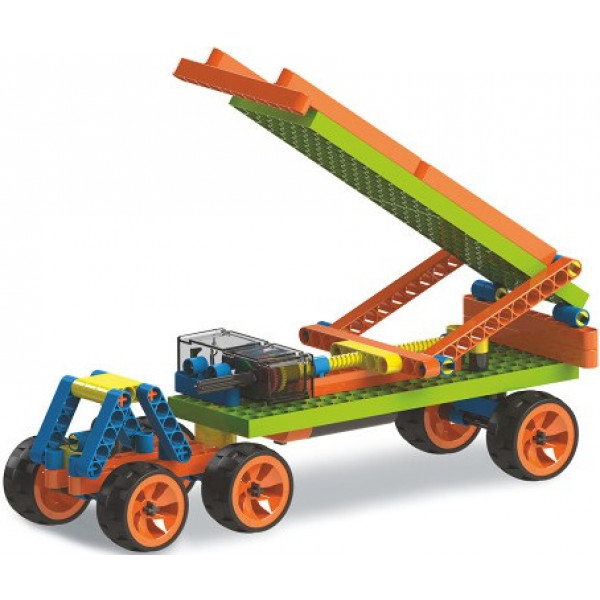 Фото - Электронный конструктор ZEPHYR "BLIX" Силач (186 элм./7 моделей) с моторчиком (6008)