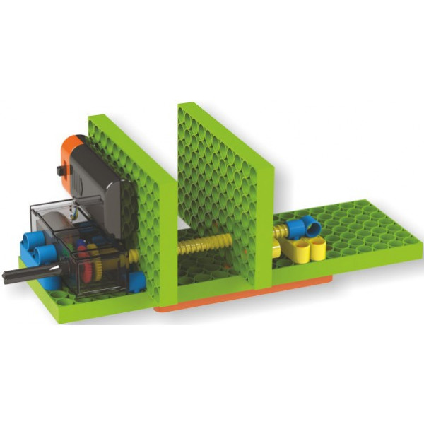 Фото - Электронный конструктор ZEPHYR "BLIX" Силач (186 элм./7 моделей) с моторчиком (6008)