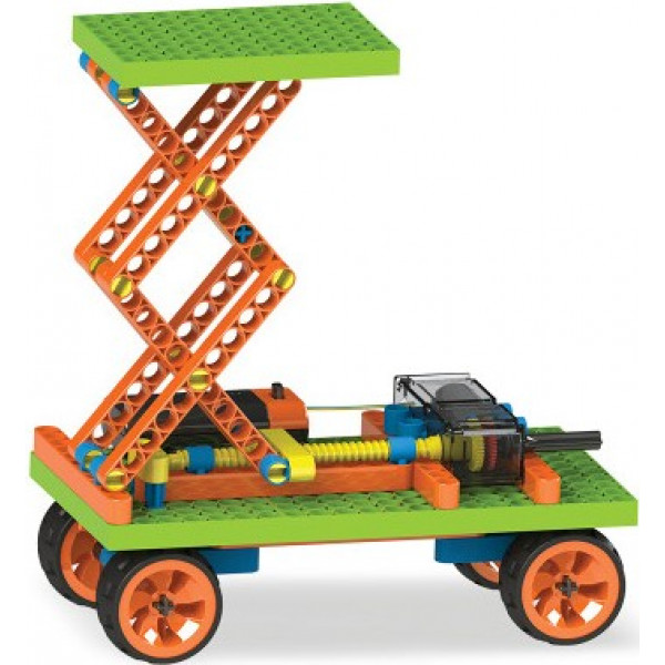 Фото - Электронный конструктор ZEPHYR "BLIX" Силач (186 элм./7 моделей) с моторчиком (6008)