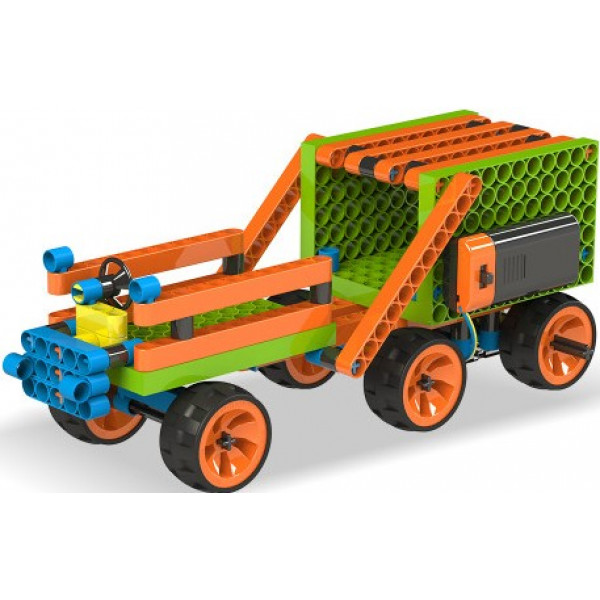 Фото - Электронный конструктор ZEPHYR "BLIX" Силач (186 элм./7 моделей) с моторчиком (6008)