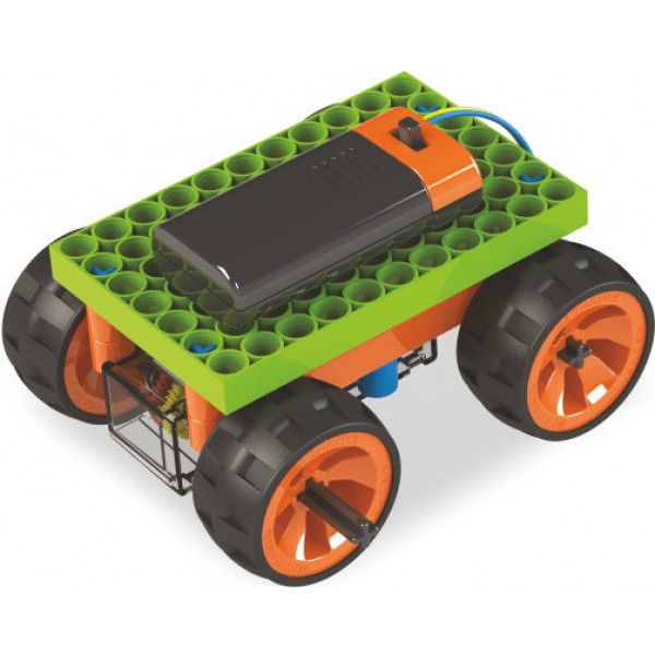 Фото - Электронный конструктор ZEPHYR "BLIX" Силач (186 элм./7 моделей) с моторчиком (6008)