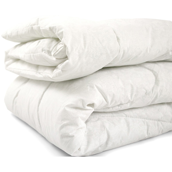 Фото - Одеяло всесезонное двуспальное евро Руно 200х220 силиконовое (322.02ГСЛУ_Белый вензель)