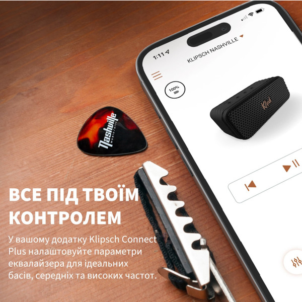 Фото - Портативная акустика Klipsch Nashville Black (1071975)