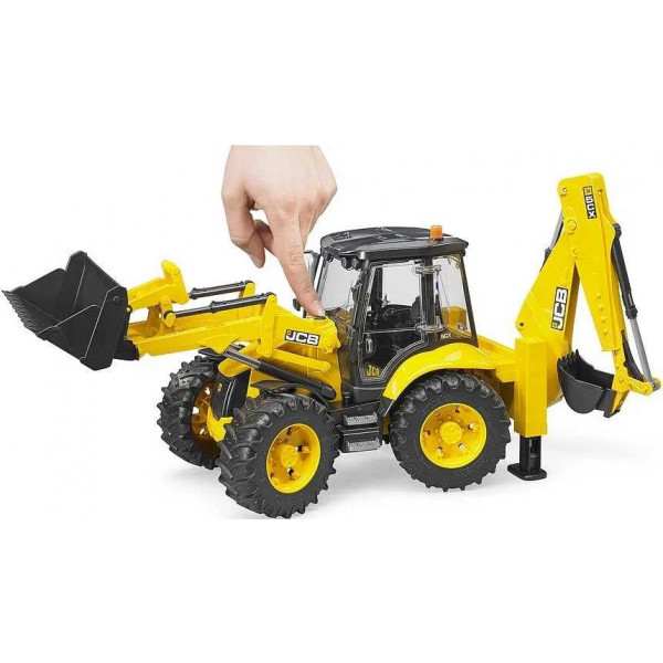 Фото - Наземная строительная техника BRUDER Трактор-погрузчик JCB (02454)