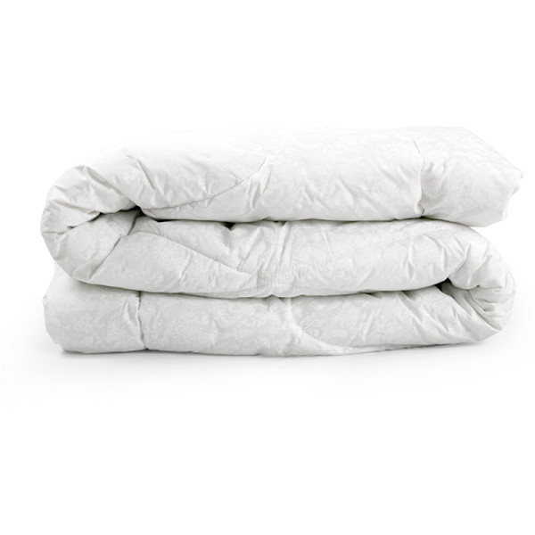 Фото - Одеяло всесезонное двуспальное евро Руно 200х220 силиконовое (322.02ГСЛУ_Белый вензель)