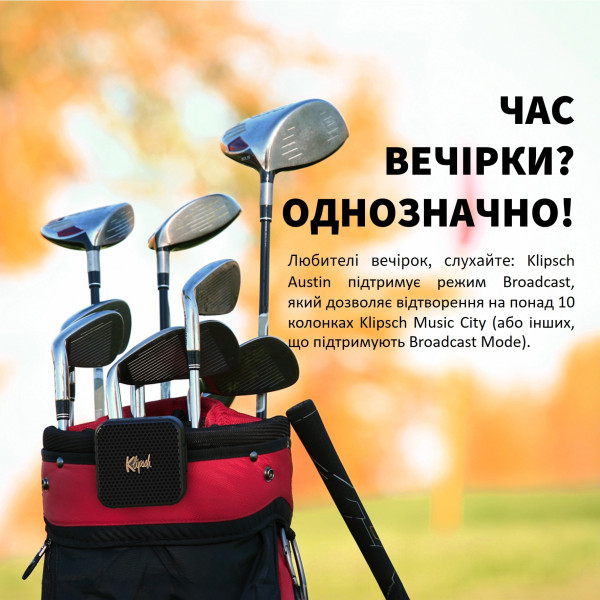 Фото - Портативная акустика Klipsch Austin Black (1072094)