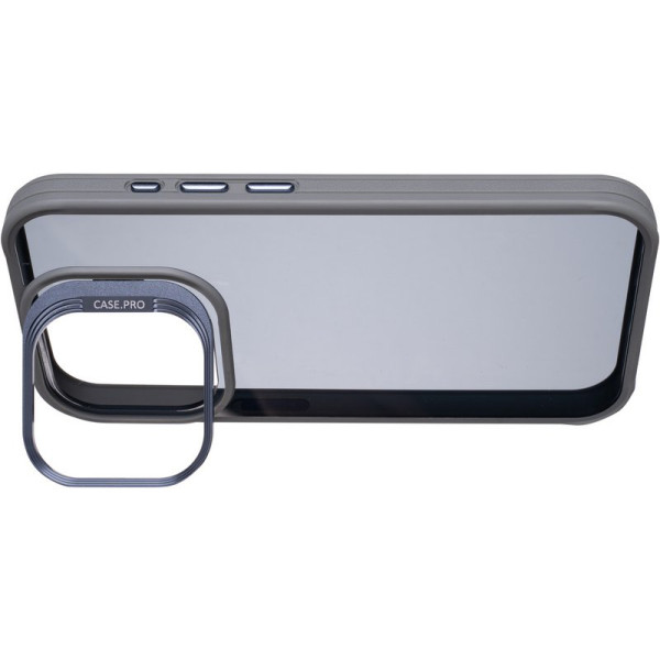 Фото - Чехол для смартфона Gelius Elegant Bumper Case Camera stand iPhone 15 Pro Grey (99488)