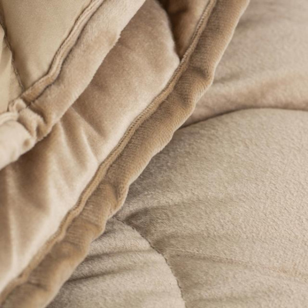 Фото - Одеяло летнее двуспальное ТЕП VELOUR 180210 см Золотой беж (1-04871_34481)