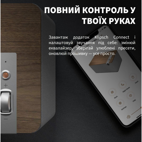 Фото - Портативная акустика Klipsch The Three Plus Walnut (1071968)