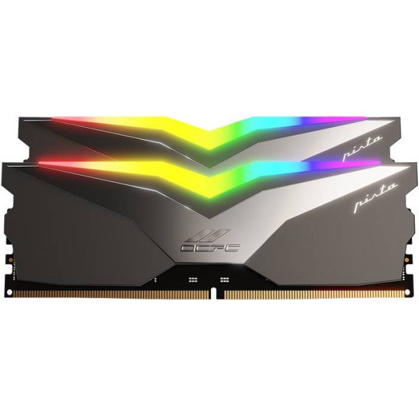 Фото - Память DDR OCPC Pista Titanium/Silver DDR5 6200MHz 32GB Kit 2x16GB (MMPT2K32GD562C40T)