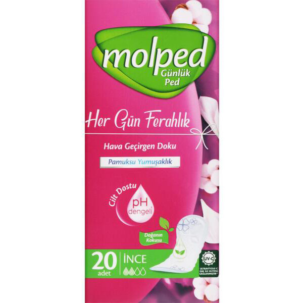 Фото - Прокладки ежедневные Molped Everyday Freshness DEO 20 шт. (8690536844760)