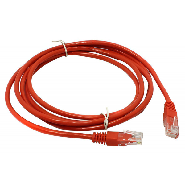 Фото - Кабель патч-корд Kingda RJ45 UTP 5e 24AWG CU 1m Red (KD-PAUT3100RD)