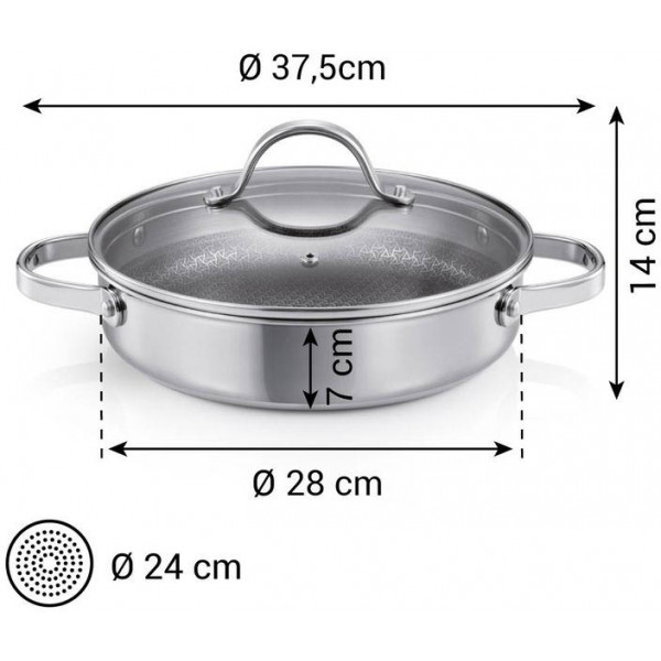 Фото - Сотейник tescoma SteelCRAFT 28 см (780568)