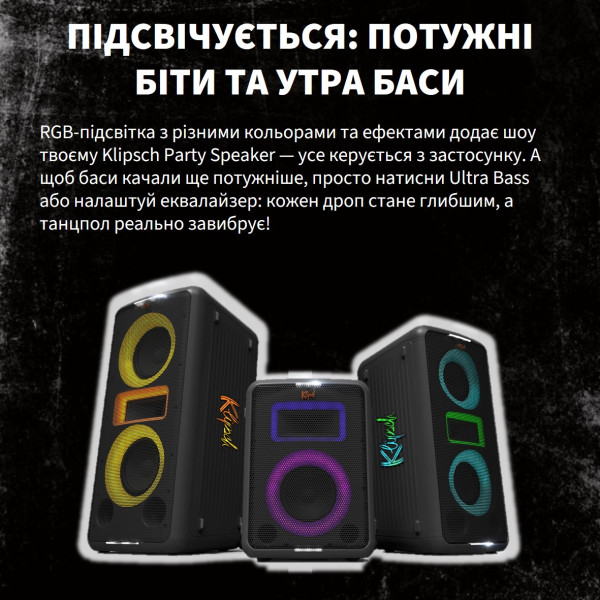 Фото - Портативная акустика Klipsch Miami Black (1073417)