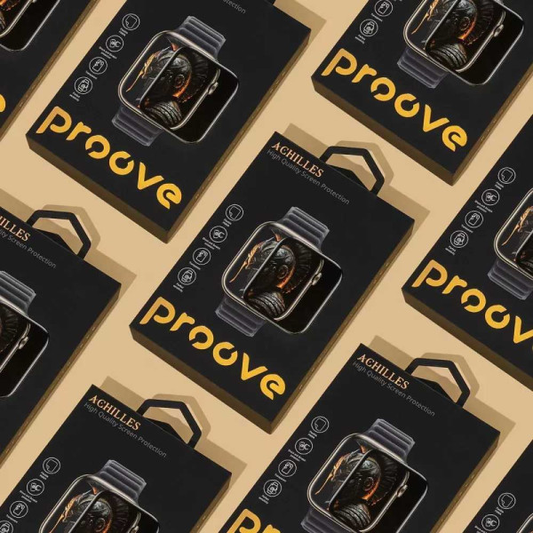 Фото - Защитное стекло для смарт-часов Proove Achilles Apple Watch Series 10 46 mm Black (PGPWS1046MM1)