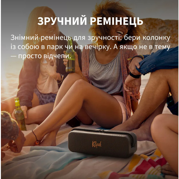 Фото - Портативная акустика Klipsch Detroit Black (1072202)